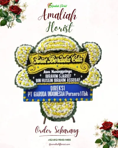 Papan Bunga Duka di Cimangeunteung